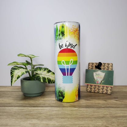 Be Kind, 20oz Sublimated Steel Tumbler