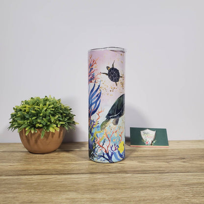 Sea Turtles, 20oz Sublimated Steel Tumbler