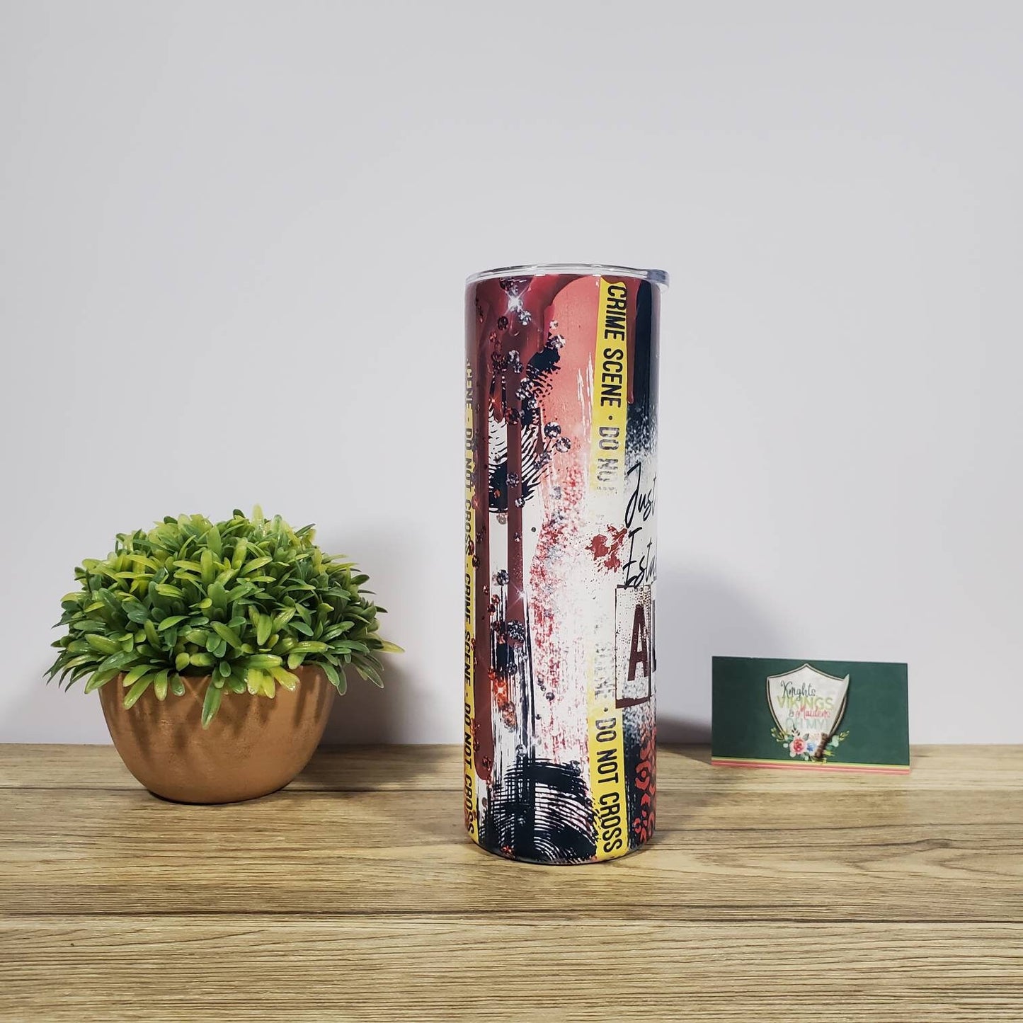 Establish Alibi, 20oz Sublimated Steel Tumbler