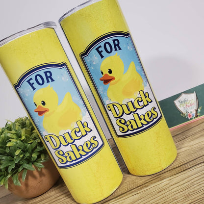 For Ducks Sake, 20oz Sublimated Steel Tumbler