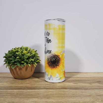 Raised on Sweet Tea, 20oz Sublimated Steel Tumbler