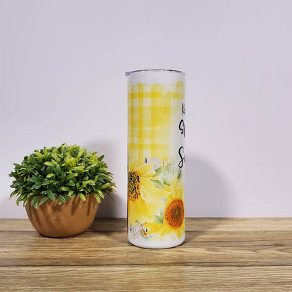 Raised on Sweet Tea, 20oz Sublimated Steel Tumbler