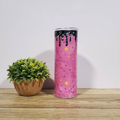 Zodiac Drip Tumbler, 20oz Sublimated Steel Tumbler