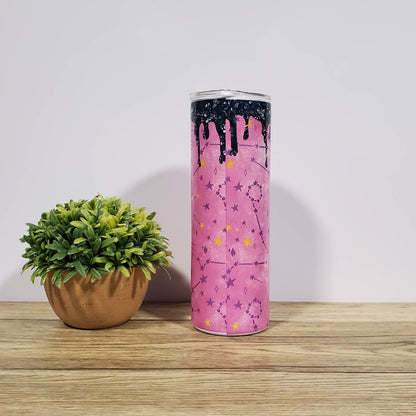 Zodiac Drip Tumbler, 20oz Sublimated Steel Tumbler