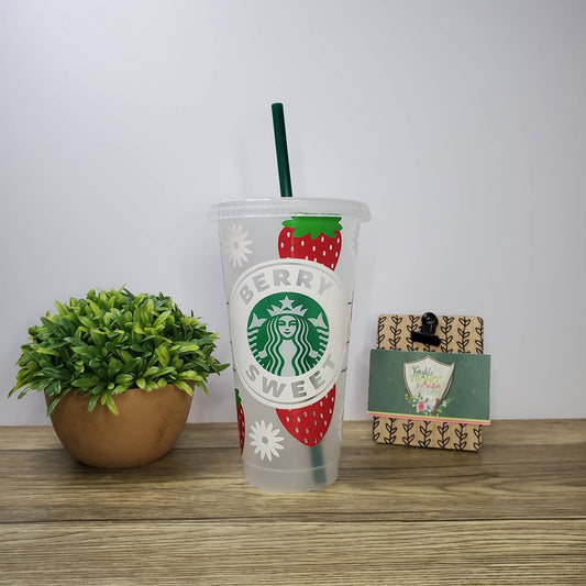 Berry Sweet, Starbucks Cold Cup with Straw