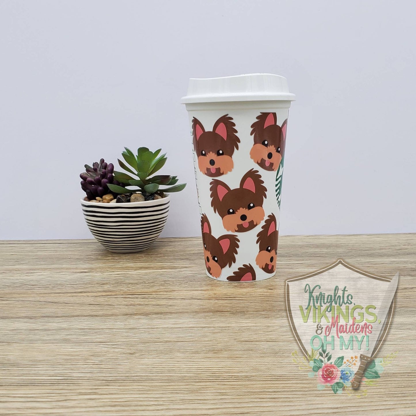 Yorkie Hot Cup, 16oz Starbucks Hot Cup
