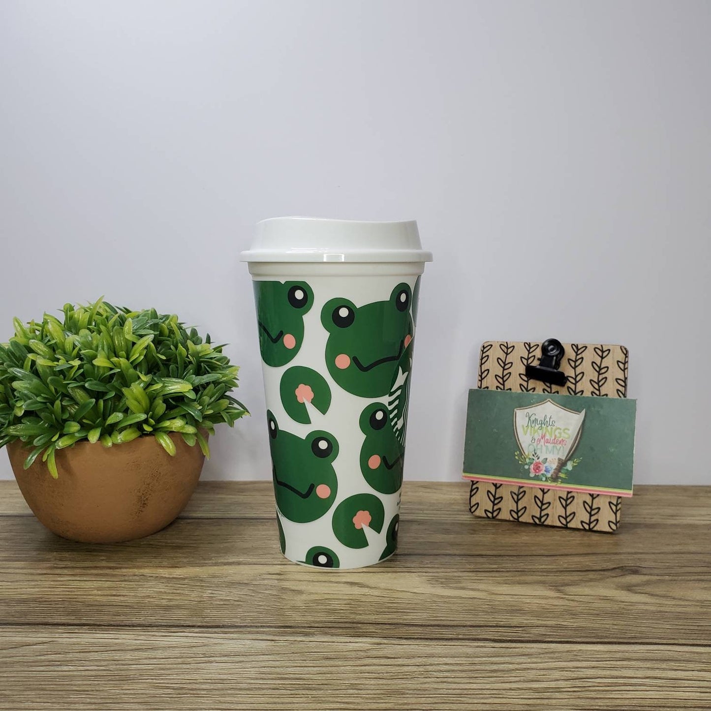 Green Frog Hot Cup, 16oz Starbucks Hot Cup