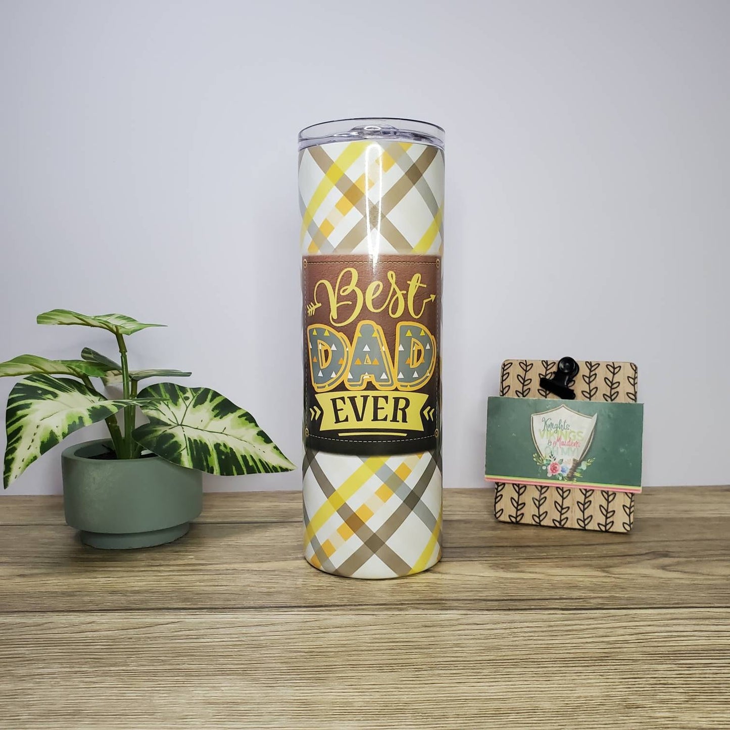 Best Dad Tumbler, 20oz Sublimated Steel Tumbler