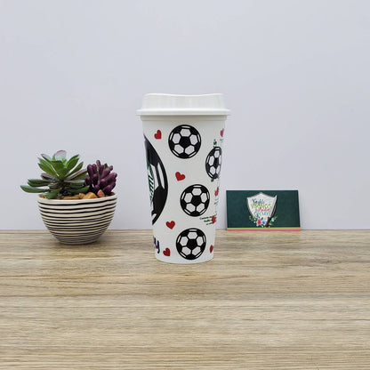 Soccer Hot Cup, 16oz Starbucks Hot Cup