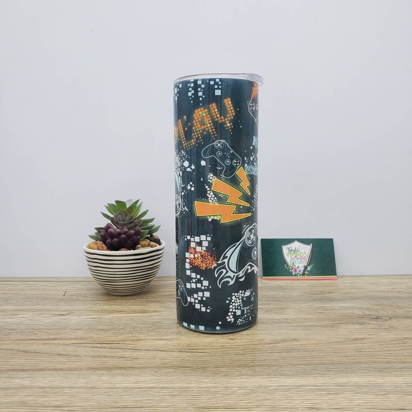 Play, Game Controller, 20oz Sublimated Steel Tumbler